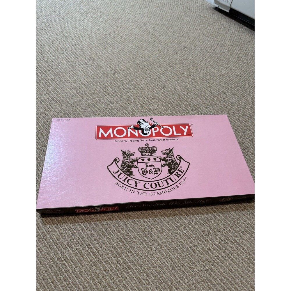 Juicy Couture Monopoly Collector's Edition Board Game - Like New!